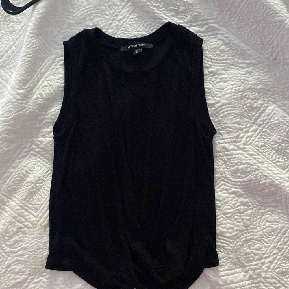 Fifteen Twenty black twist tank xs